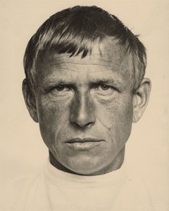 Porträtt av konstnären Otto Dix 1891-1969, ca 1933.