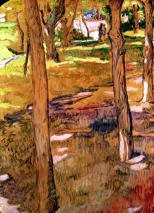 Figurer i ett landskap av Hugo Scheiber