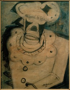 Ledsen clown