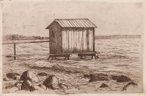 Badkabin av Hugo Simberg