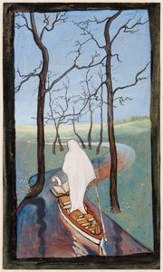 Vid livets flod; Livets ström av Hugo Simberg