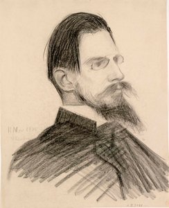 Porträtt av Otto Donner av Hugo Simberg