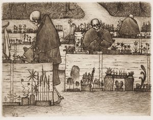 Dödens trädgård av Hugo Simberg