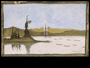 De två kyrkorna av Hugo Simberg