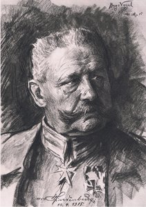 Den nya Marshall Vorwarts, illustration från Hindenburg publicerad av Daterlandischer Derlag C U Weller Berlin, 1922
