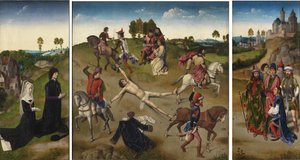 Martyrskap av Saint Hippolytus Triptyk, efter 1468