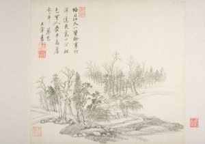 Album After Old Masters And Poems (album (10 blad), bläck på papper)
