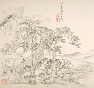 Album After Old Masters And Poems (album (10 blad), bläck på papper)