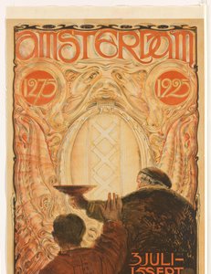 Affisch för utställningen Amsterdam 1275-1925 Amsterdam 1275 1925 (titel på objekt)