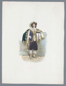 Man i historisk kostym av Huib van Hove Bz