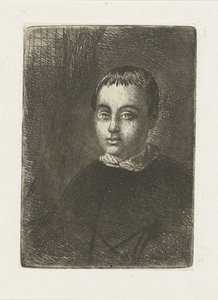 Porträtt av en pojke av Huib van Hove Bz
