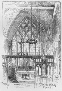 St. Etheldredas kyrka, 1890
