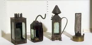 Prototyp av säkerhetslampor för gruvarbetare, 1815