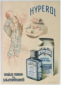 Annons för Hyperol munvattentablett, 1930