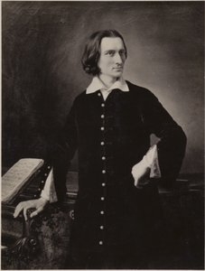 Porträtt av Franz Liszt av Hungarian School