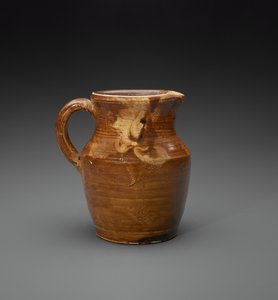 Pitcher, c. 1889-1900 (glidglaserat stengods) av Hunt Pottery First Site attr.to Hunt Pottery First Site attr.to