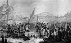 Napoleon 1 i Portoferriao av Huot Huot