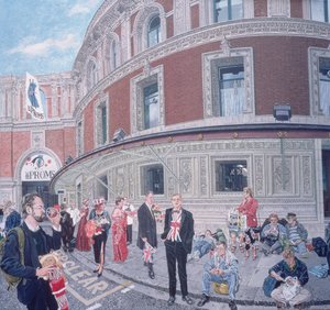 Promenaders på The Last Night, Royal Albert Hall, detalj