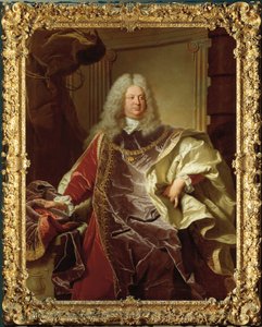 Österrike, Wien, Porträtt av Philipp Ludwig Wenzel, greve av Sinzendorf (Wien av Hyacinthe Francois Rigaud