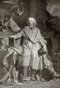 Jacques Benigne Bossuet, graverad av Pierre Imbert Drevet, från 