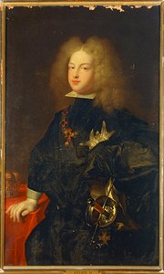 Filip V av Spanien ... (målning på duk) av Hyacinthe Francois Rigaud