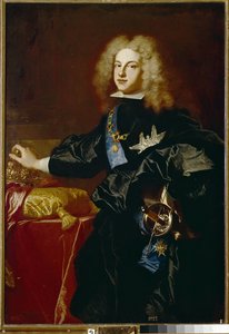 Philip V av Spanien - Porträtt av Philip V av Hyacinthe Francois Rigaud