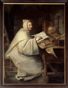 Hellängdsporträtt av Armand Jean Le Bouthillier de Rance, abbot av La Trappe (1626 - 1700). Målning av Hyacinthe Rigaud (1659-1743) av Hyacinthe Francois Rigaud