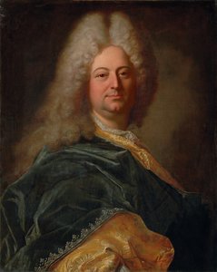Porträtt av markisen de la Mesangere av Hyacinthe Francois Rigaud