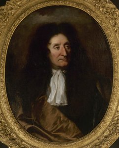 Porträtt av Jean de La Fontaine 1621-1695, ca. 1680.