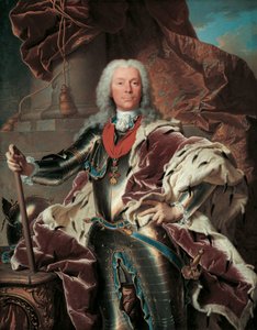 Porträtt av prins Joseph Wenzel I av Liechtenstein (1696-1772)