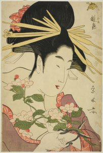 Courtesan Hinazuru från Chojiya