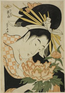 Courtesan Somenosuke från Matsubaya