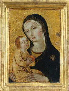 Jungfru och barn, 1400-talet. av Icilio Federico Joni
