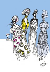 Elegant feststil för damer