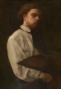 Självporträtt (olja på duk) av Ignace Henri Jean Fantin Latour