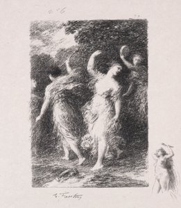 Bacchus. av Ignace Henri Jean Fantin Latour