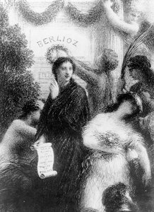 Berlioz, eller Födelsedagen, 1876 av Ignace Henri Jean Fantin Latour
