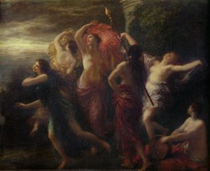 Dansare, 1891 av Ignace Henri Jean Fantin-Latour