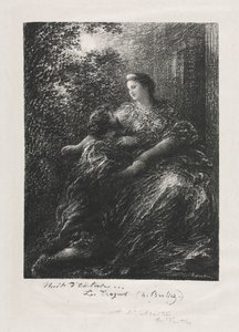 Duett av trojanerna, 1894. av Ignace Henri Jean Fantin Latour