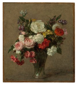 Blombukett, 1900 av Ignace Henri Jean Fantin Latour