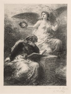 Glory, 1890. av Ignace Henri Jean Fantin-Latour