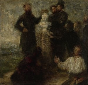 Homage till Delacroix, 1863-64 av Ignace Henri Jean Fantin Latour