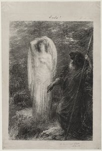 LEvocation dErda, 1885. av Ignace Henri Jean Fantin-Latour