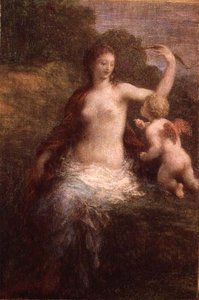 Kärlek avväpnad av Ignace Henri Jean Fantin-Latour