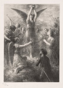 Preludium till Lohengrin, 1898. av Ignace Henri Jean Fantin Latour