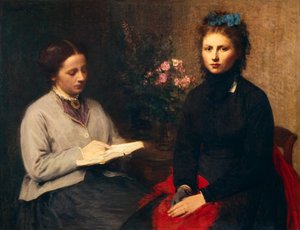 Läsning av Ignace Henri Jean Fantin Latour