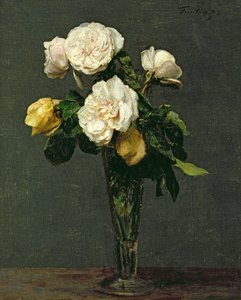Rosor i en champagneflöjt, 1873