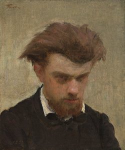 Självporträtt av Ignace Henri Jean Fantin-Latour