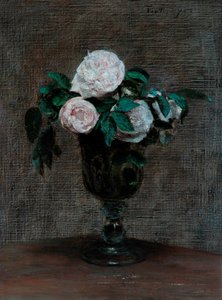Study of Roses, 1872 av Ignace Henri Jean Fantin-Latour