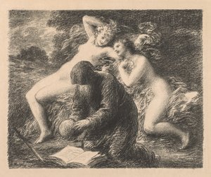 Frestelse av Sankt Antonius, 1893. av Ignace Henri Jean Fantin Latour